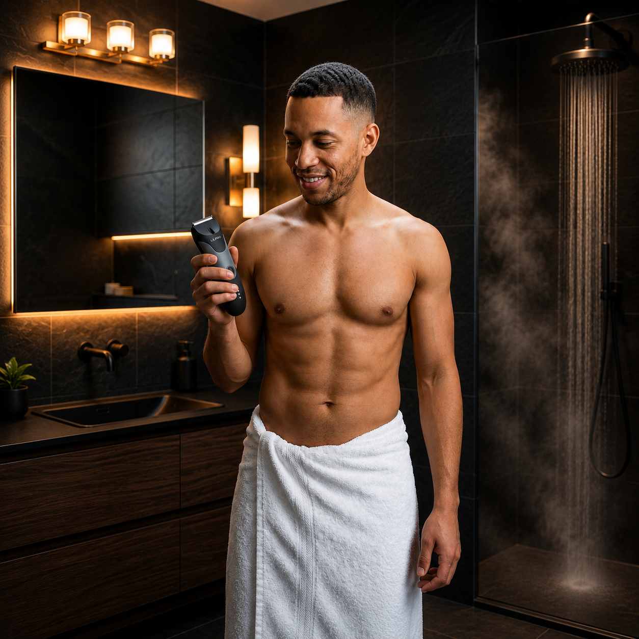 Waterproof Body Trimmer for Sensitive Grooming