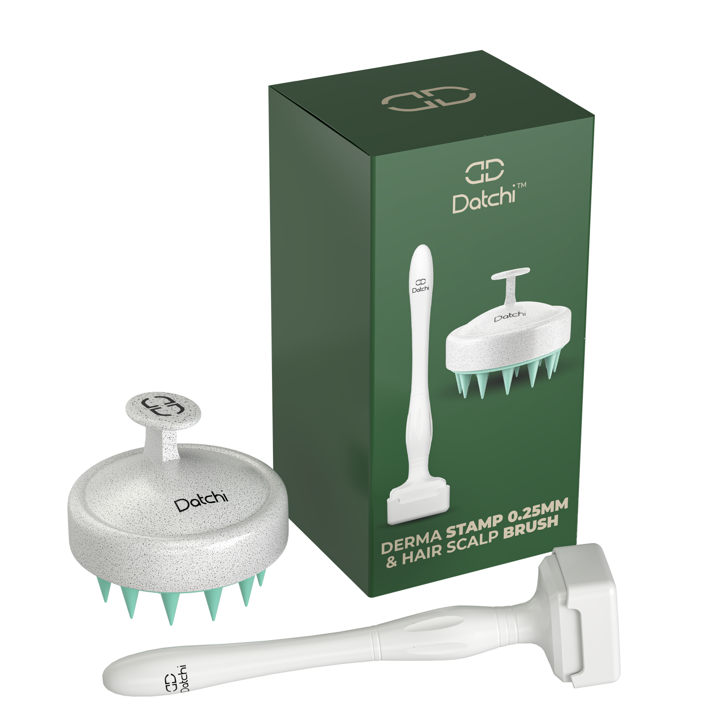 Datchi Derma Stamp & Hair Brush