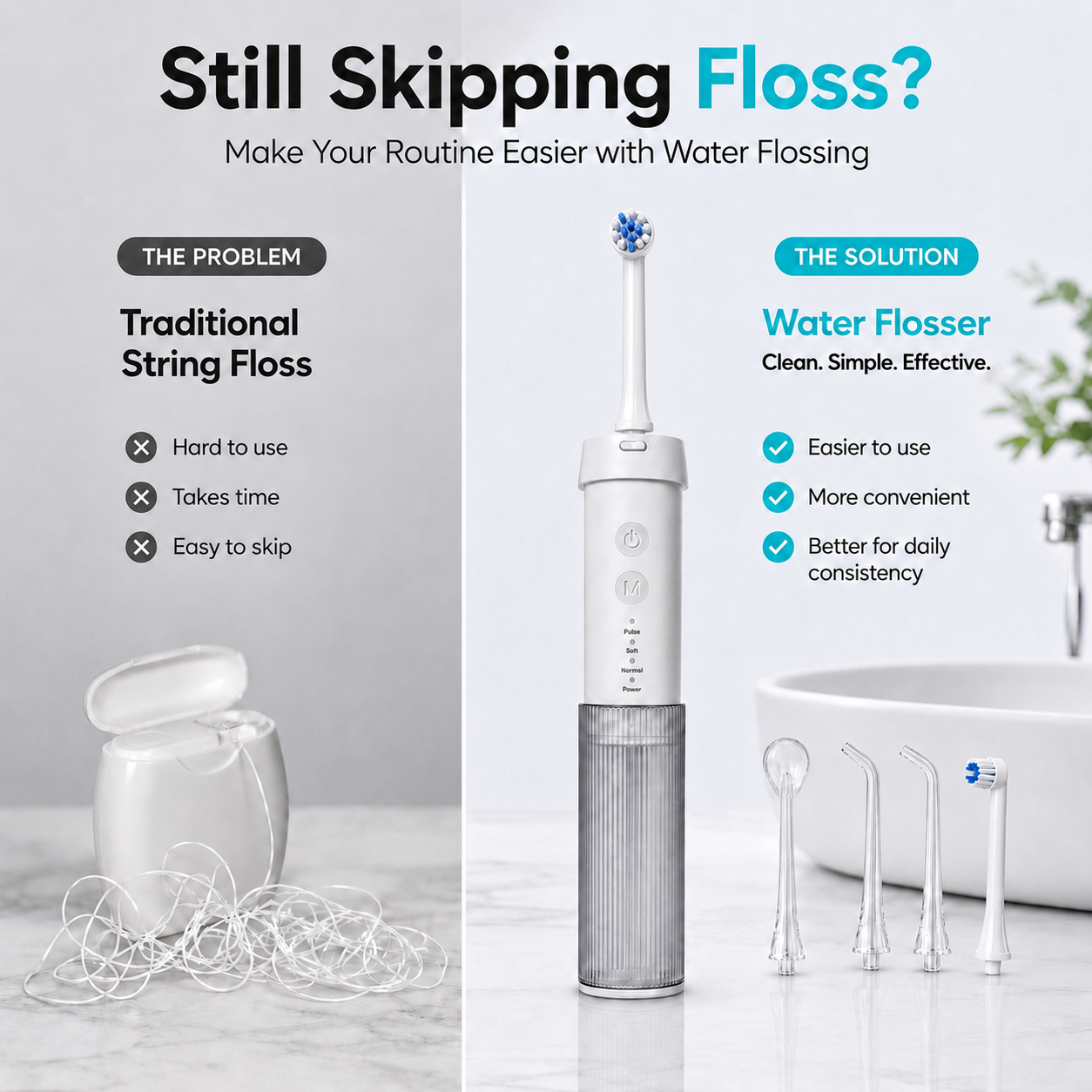 Portable Cordless Water Flosser