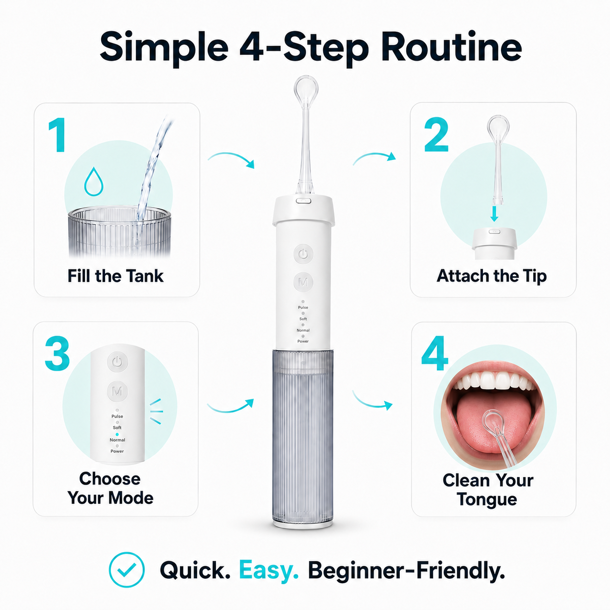 Portable Cordless Water Flosser
