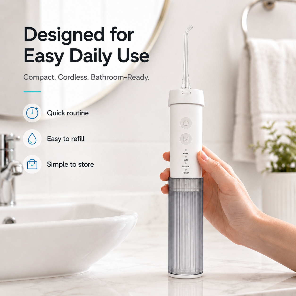 Portable Cordless Water Flosser